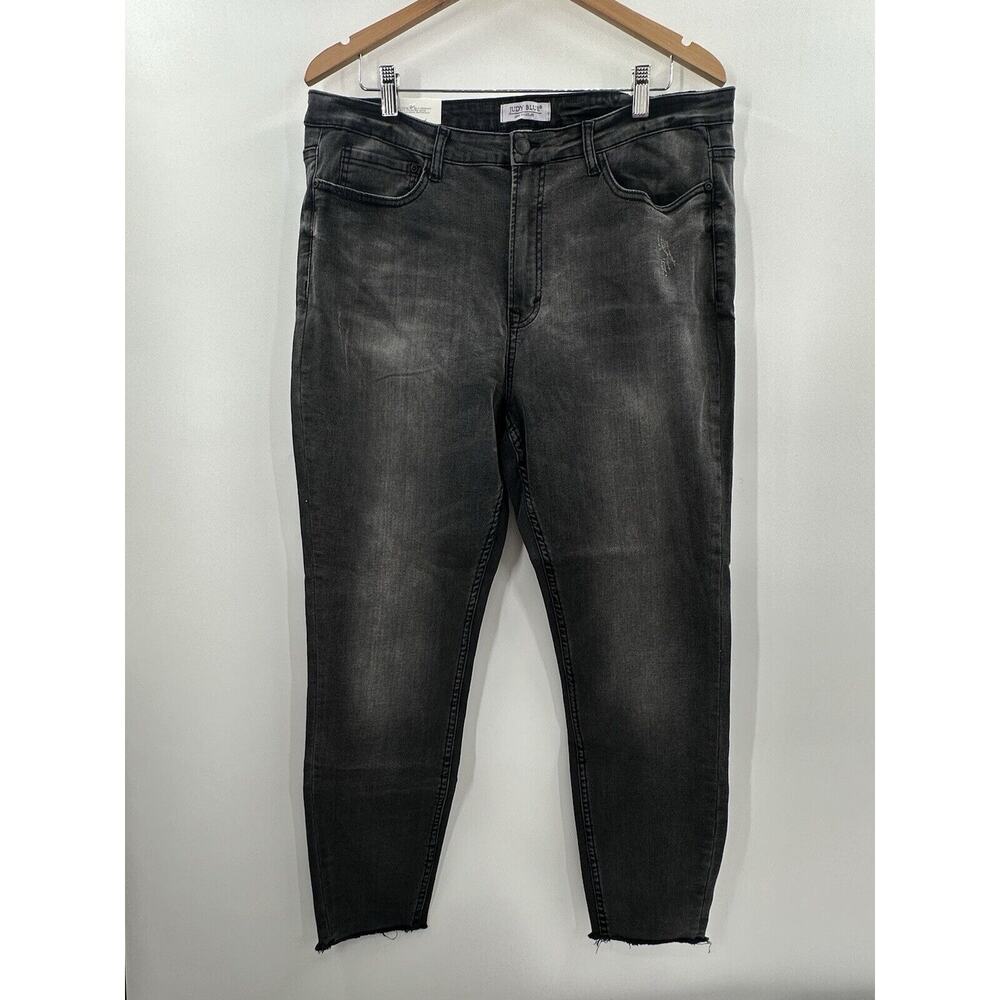Judy Blue Faded Black Gray Skinny Fit Jeans Plus Size 3xl JB-8549 New With Tags